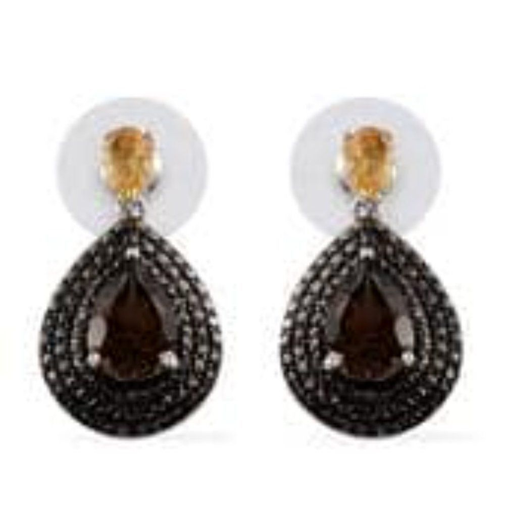 Smoky Quartz (Pear) Brazilian Citrine